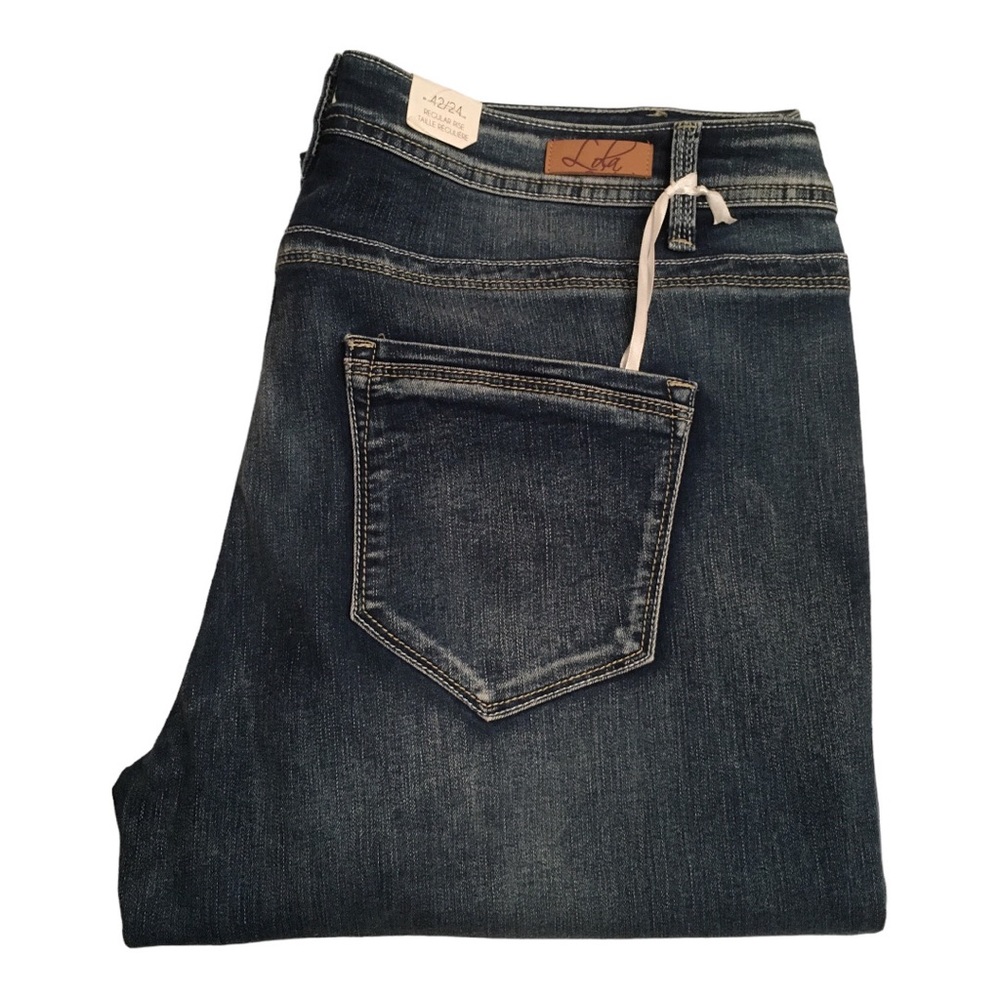 Lola Jeans Celina MLB 4-WAY Stretch 360 Comfort Jeans Sz 24  NWT